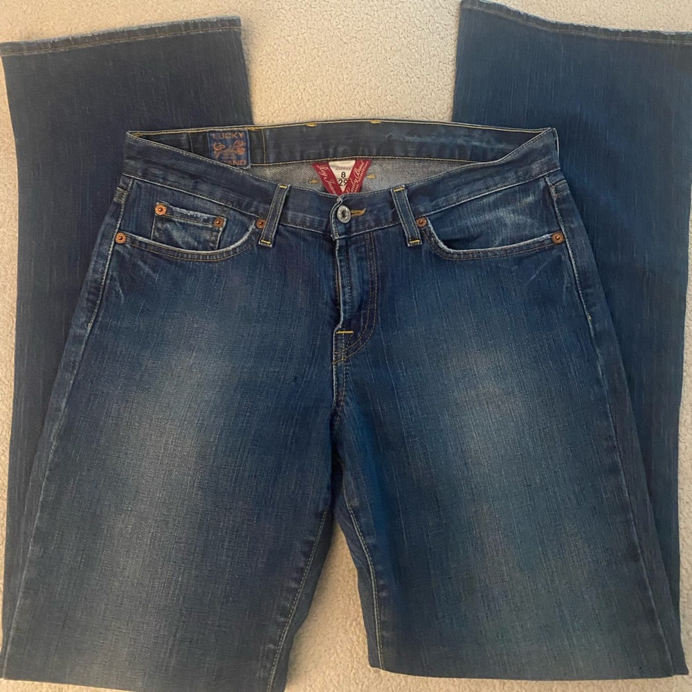 Lucky Mid Rise Sweet Boot Jeans.